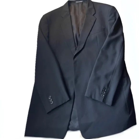 Armani Collezioni Men’s Black Big & Tall suit in excellent condition size 44L. - Picture 4 of 14